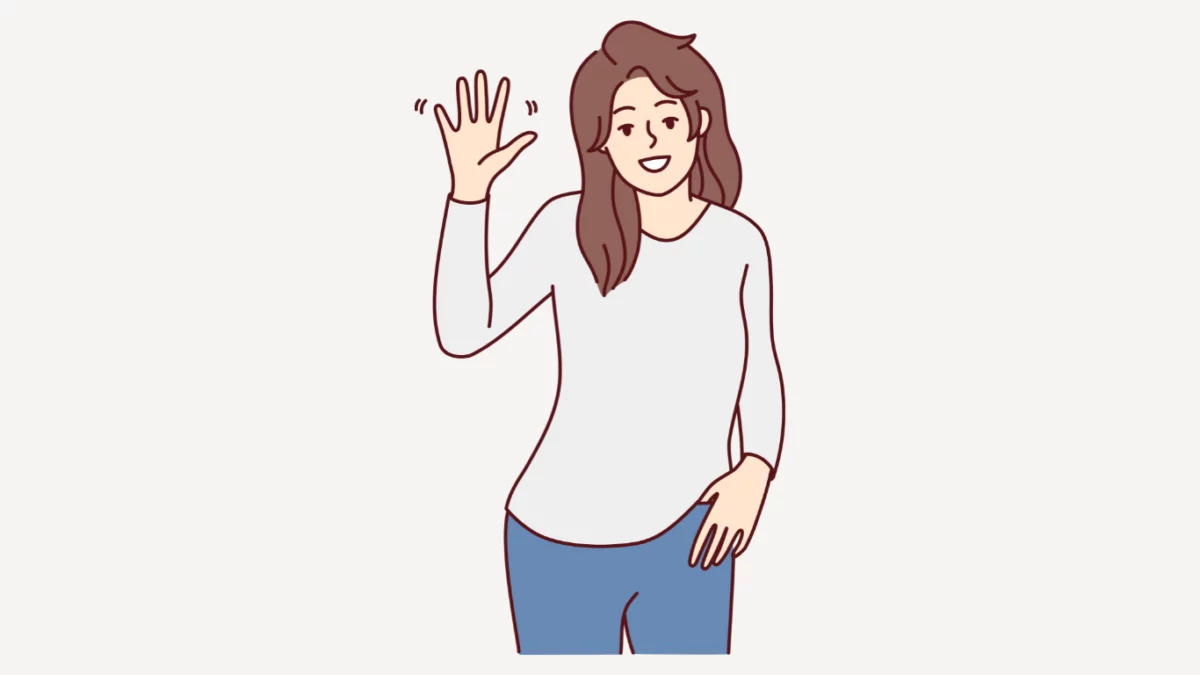 Jovencita muestra los cinco dedos para hablar sobre 5 usos incorrectos de la coma